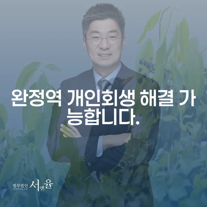 완정역 개인회생 해결 가능합니다.