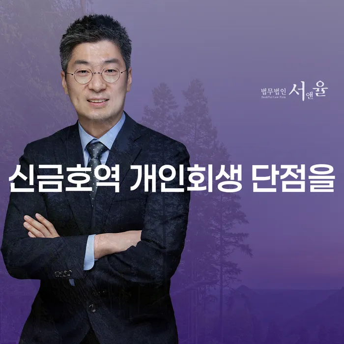 신금호역 개인회생 단점을