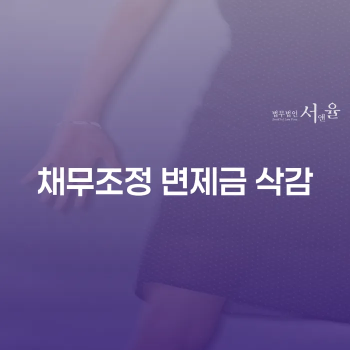 채무조정 변제금 삭감, 어떻게 준비해야 할까요?