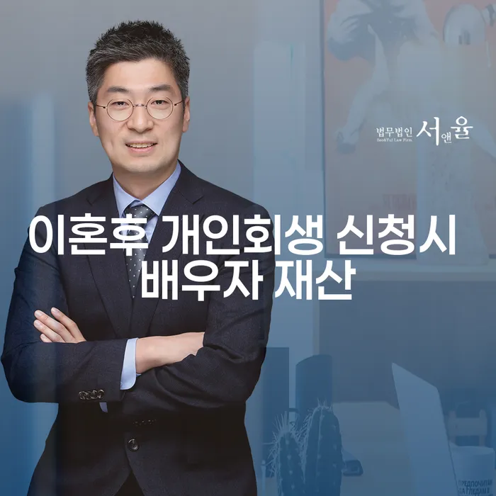 이혼 후 개인회생 신청 시 배우자 재산은 어떻게 처리될까요?
